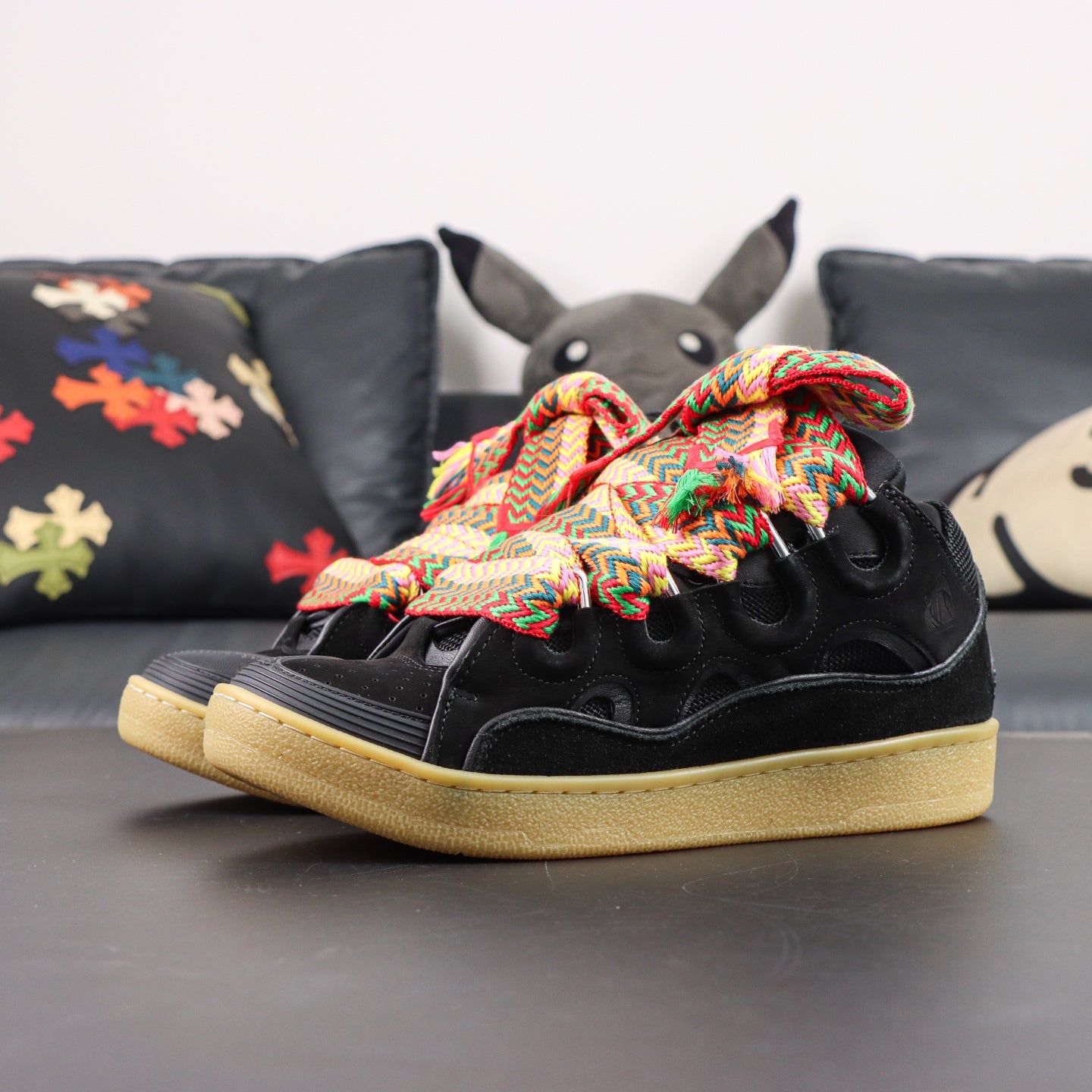 Lanvin Curb Sneakers 'Black Gum' 2024