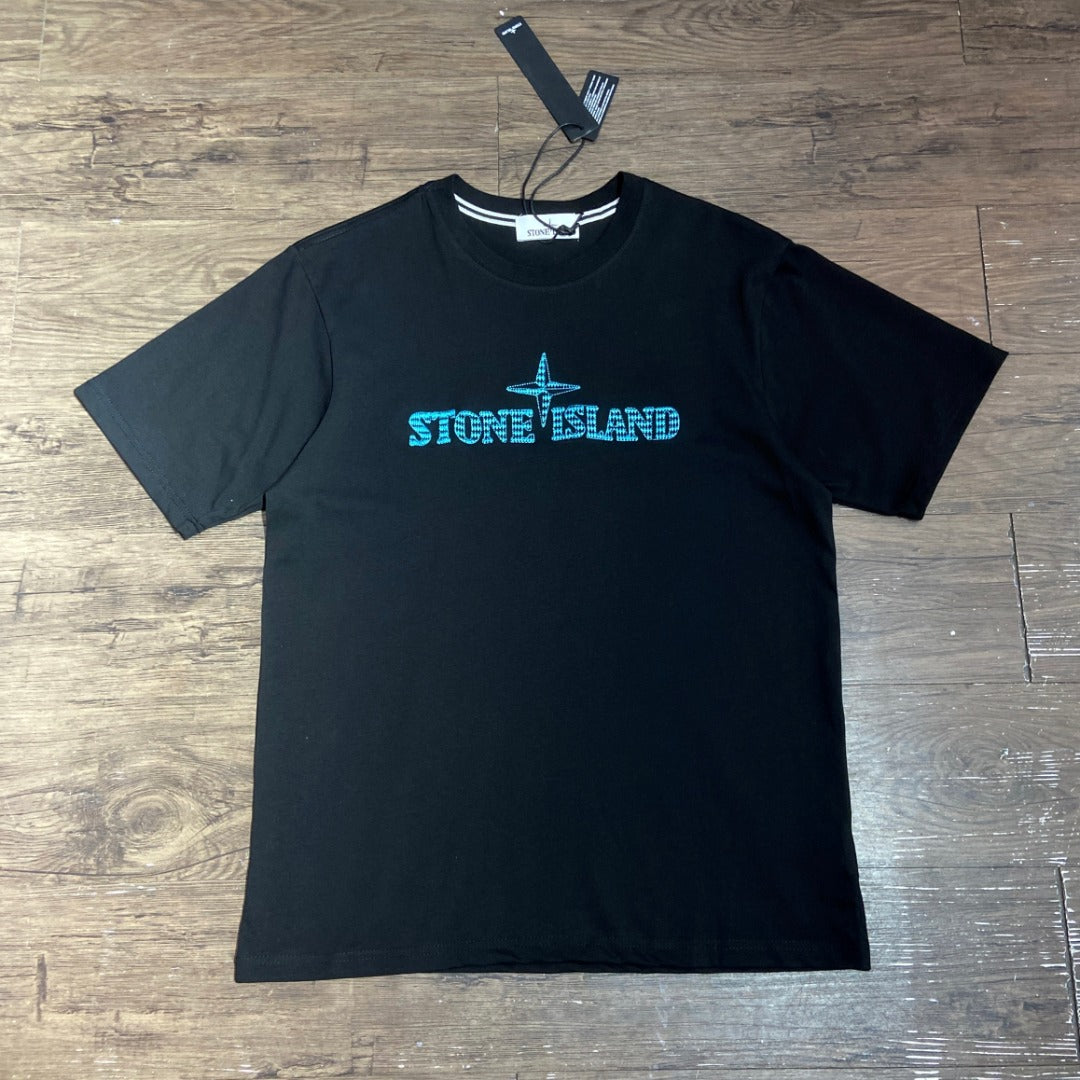 Stone Island STAMP ONE' Knitted logo Tee