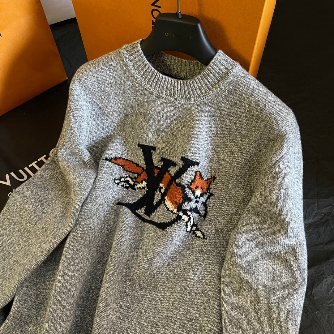LV Chunky Wool-Cashmere Crewneck 1AJBU3