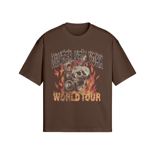 World tour metal tee