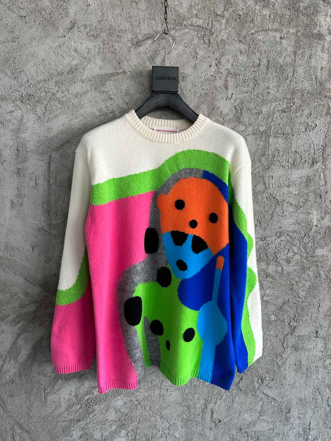 WALTER VAN BEIRENDONCK Hypereal Knit Sweater