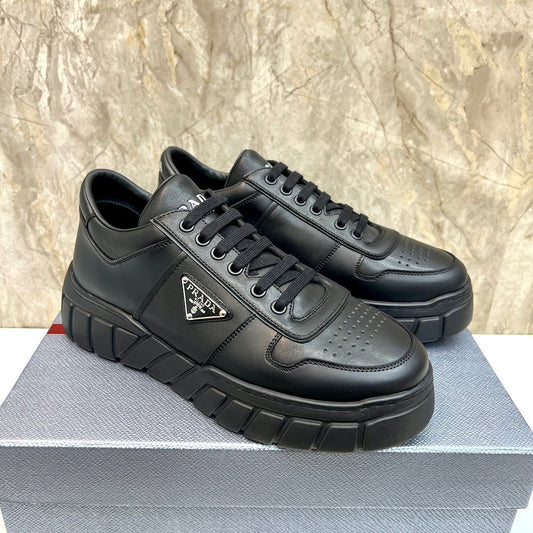 Prada leather sneakers