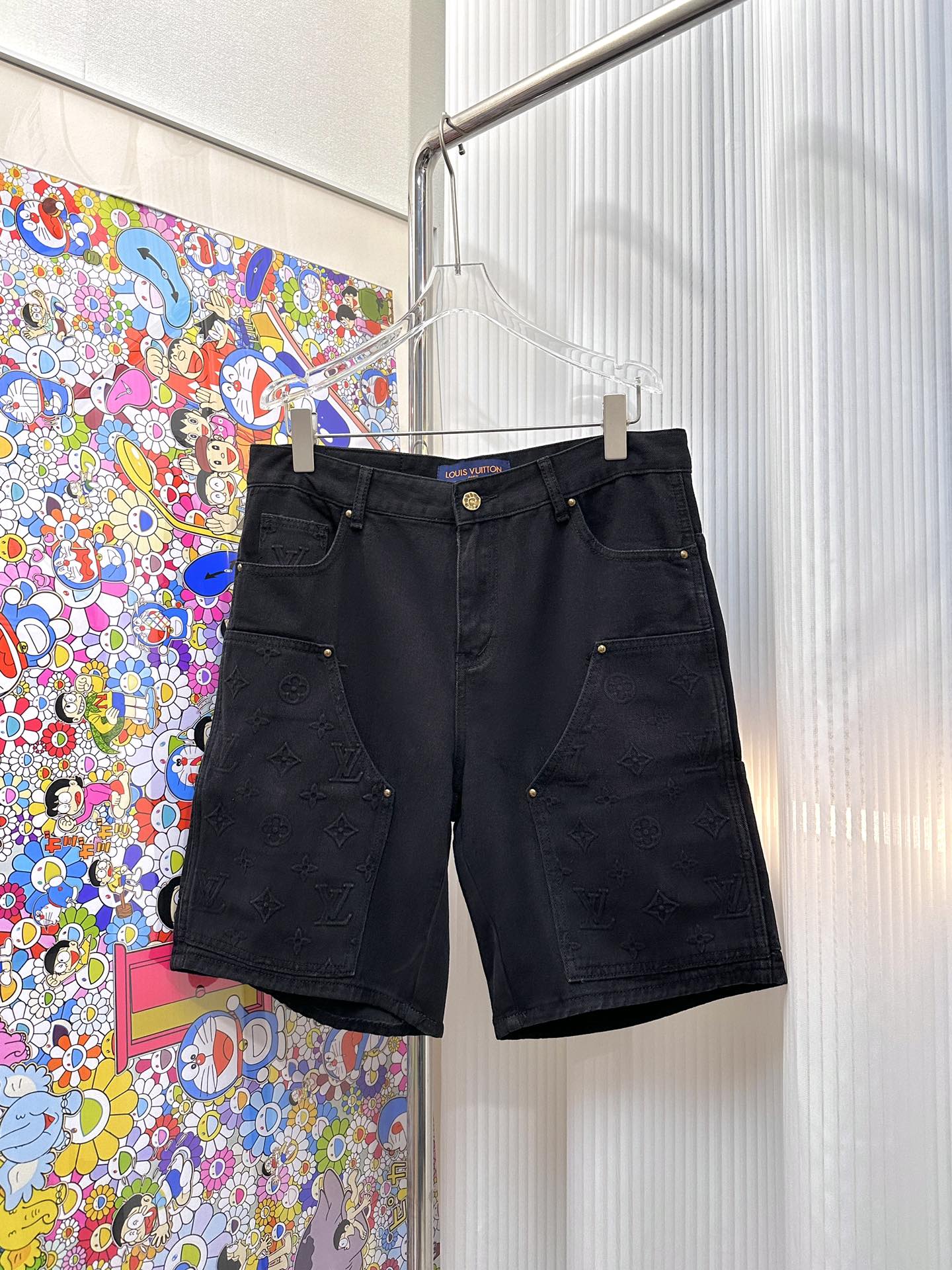 Louis Vuitton monogram denim shorts – NYSummerShop