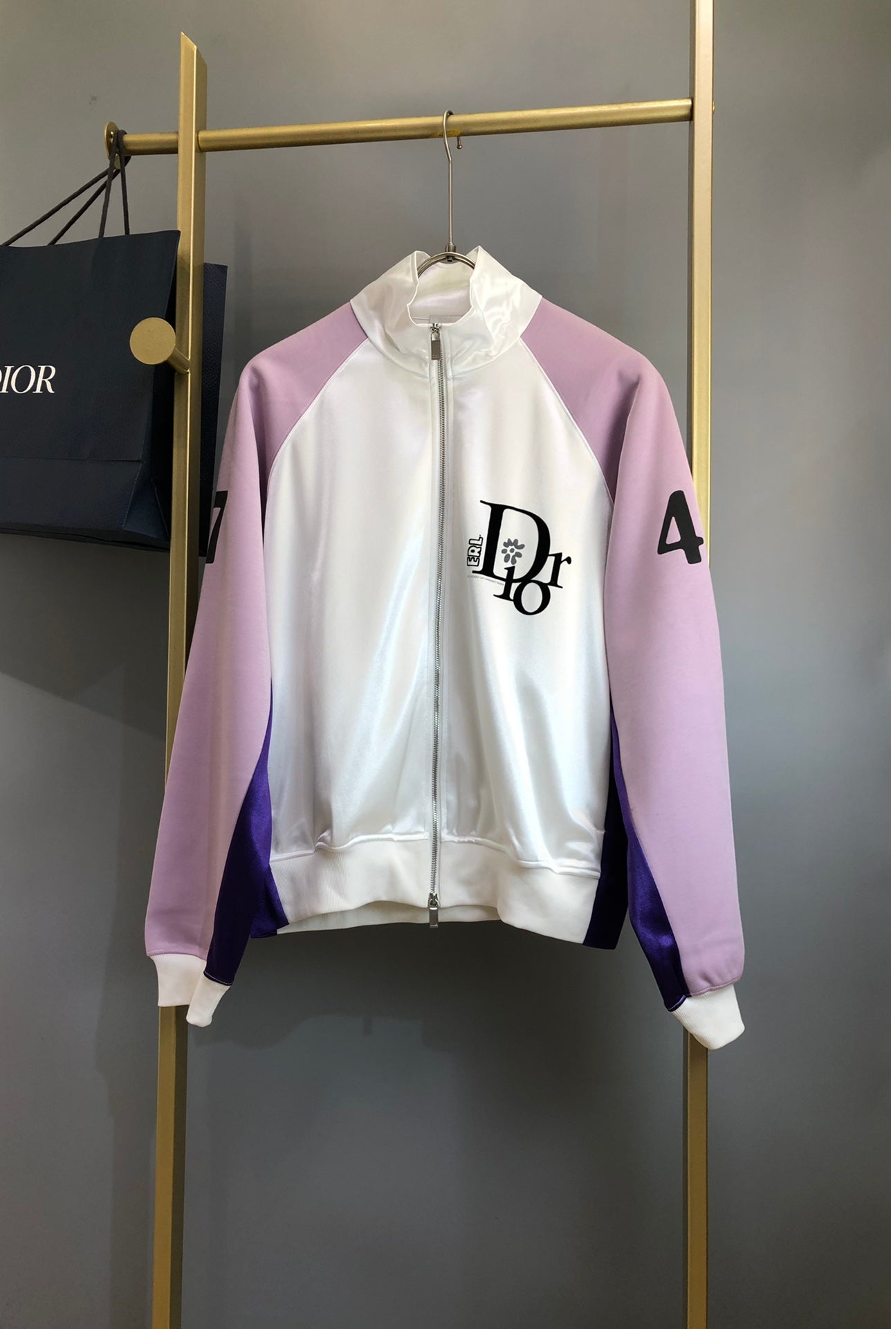 DIOR BY ERL ZIPPED TRACK JACKET