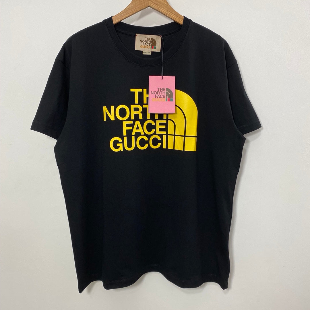 Gucci x The North yellow logo tee