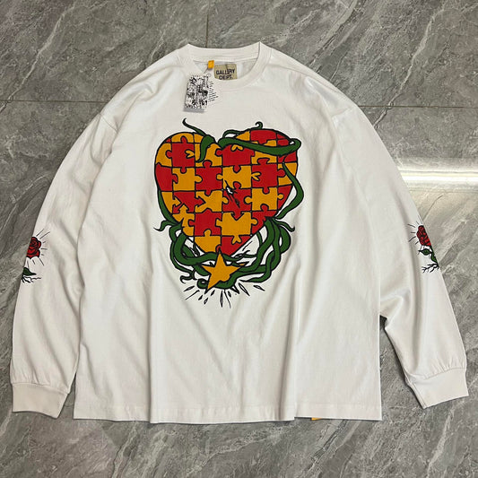 Gallery Dept. 22FW  Puzzle hearts Long sleeve