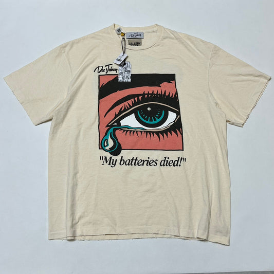 Gallery Dept. my batteries died tee